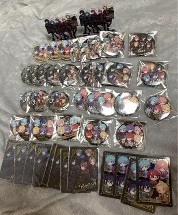knightaA 캔뱃지 아크릴 스탠드 메탈릭 카드 세트