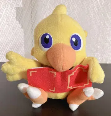 [ 새상품급 ] 파이널 판타지 초코보 파이어 봉제 인형 신비의 던전