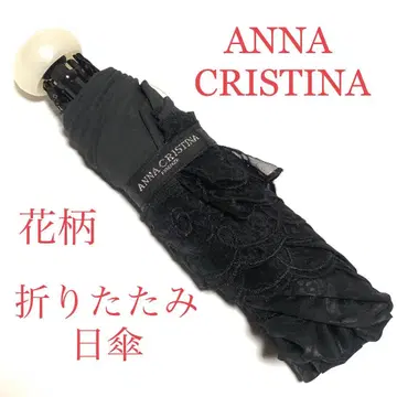 ANNA CRISTINA 안나 크리스티나 접이식 양산 꽃무늬 레이스