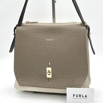 [ 고품질 ] FURLA 턴락 숄더백 플랩백 바이컬러