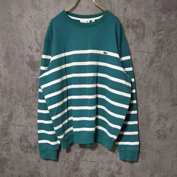 [컨디션 최상] (L) LACOSTE 라코스테 트레이닝복 보더 로고 와펜