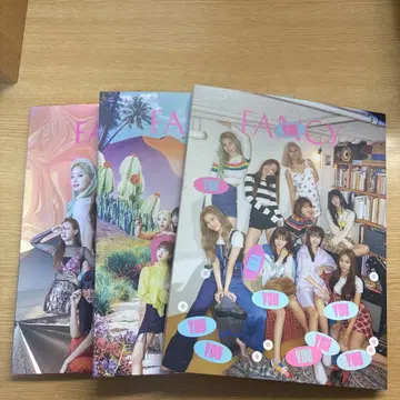 TWICE FANCY 트레이딩 카드 포함