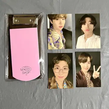 BTS MAGIC SHOP 미니 클립보드 부속 미니 포토