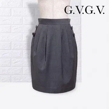 g.v.g.v. 턱 스커트 지비지비 그레이