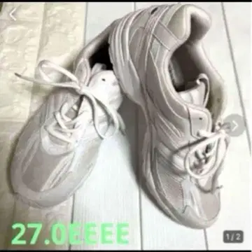 새상품 SPALDINGAIR 화이트 스니커즈 27.5 EEEE