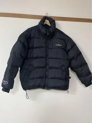 Bear 블랙 다운 자켓 리버시블