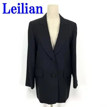 Leilian 레리안 테일러드 자켓 블랙 울 9 C3229