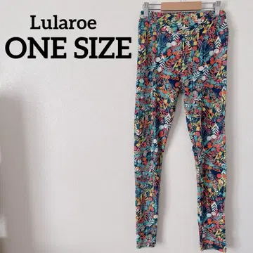 Lularoe [ ONE SIZE ] 꽃무늬 레깅스 화려한 스패츠 컬러풀