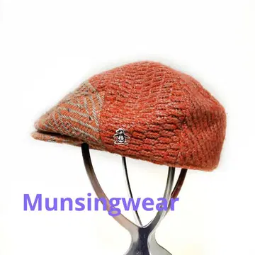 [ Munsingwear ] 헌팅 오렌지 니트 편직
