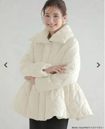 페플럼 패딩 자켓