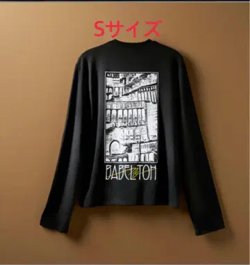 BABEL no TOH 롱 슬리브 T셔츠 / 블랙