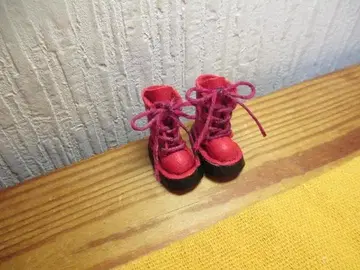 미디 브라이스 가죽 레이스업 부츠 오비츠 11 가죽 미니어처