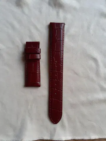 세이코 가죽 시계 밴드 브라운 20mm