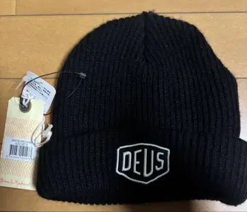 DEUS 데우스 비니 블랙 니트 모자 기무라 타쿠야