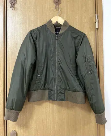 타미힐피거 MA-1 블루종 카키