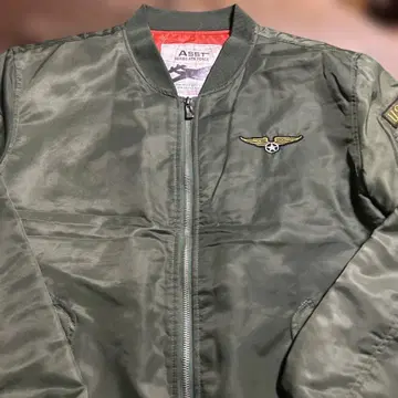 MILITARY US 밀리터리 플라이트 자켓 올리브 그린 XL 사이즈