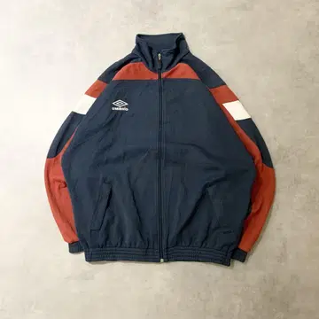 90s 구제 의류 UMBRO 트랙 자켓 풀 집업 네이비 DB 360 자수