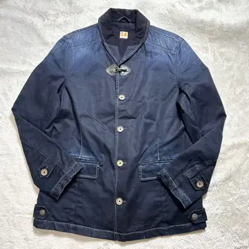 보스 오렌지 파이어맨 자켓 데미지 가공 S