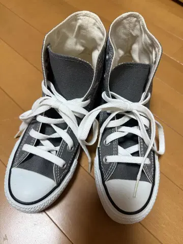컨버스 하이컷 스니커즈 그레이