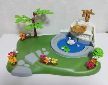 playmobil 플레이모빌 분수 꽃 정원 세트 정원