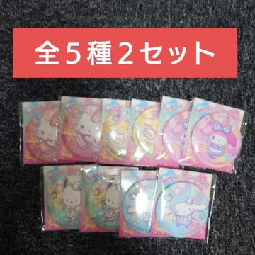 산리오 캐릭터 캔 거울 전 5종 2세트