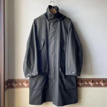 UniqloU 후디드 코트 56 Olive WOMAN S