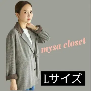 여성용 체크 자켓 (다나카 리나) 새상품 시마무라 mysa