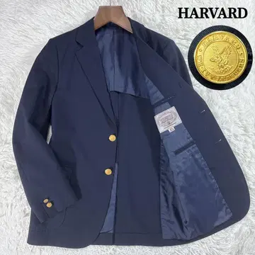 [빈티지] 하버드 네이비 블레이저 골드 버튼 네이비 91