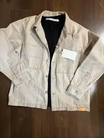 ZARA 키즈 164cm 베이지 긴팔 셔츠