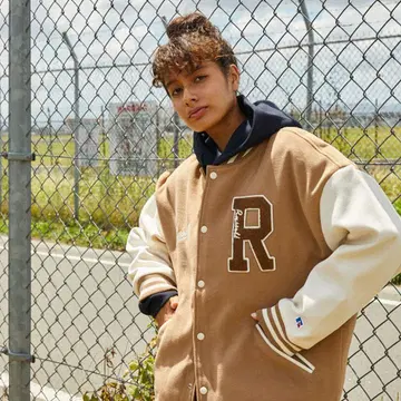 러셀(RUSSELL) 남성용 멜톤 스타디움 자켓