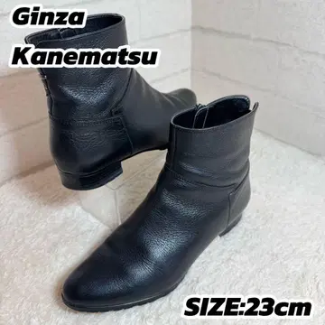 새상품급 긴자 카네마츠 아쿠아벨 사이드 지퍼 방수 우천 겸용 23cm