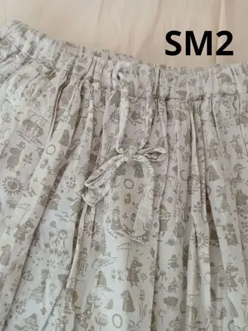 사만사 모스모스 Samansa Mos2 SM2 무민 올 패턴 스커트