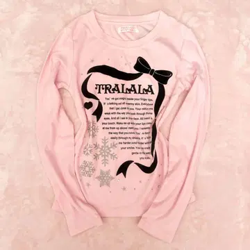 TRALALA 긴팔 T셔츠 히메 스타일