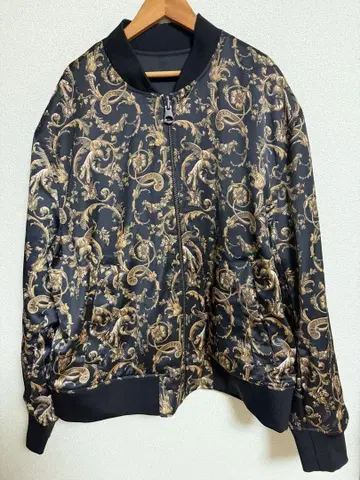 H&M 리버서블 자켓 아우터 페이즐리