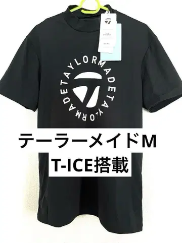 테일러메이드 TaylorMade T-ICE 서클 로고 모크 반팔 셔츠 M