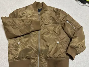미사용 새상품 H&M MA-1 자켓 플라이트 자켓 브라운 남성용 M