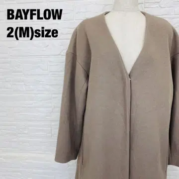BAYFLOW 베이플로우 노카라 롱 코트 1086