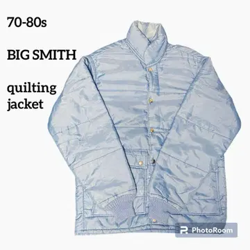 70-80s BIGSMITH 퀼팅 자켓 블루 vintage
