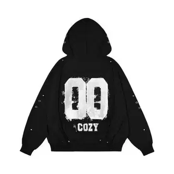 COZYWORLDWIDE 00 지퍼 후드티
