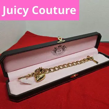 Juicy Couture 하트 골드 체인 팔찌