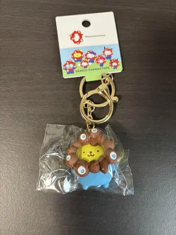 산리오 미야쿠미야쿠 변신 입체 마스코트 컬러 키링 폼폼푸딩