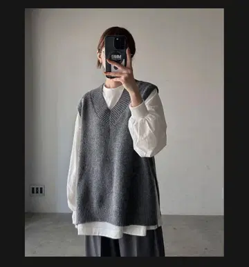 ARULLE / 아룰 / V넥 니트 베스트