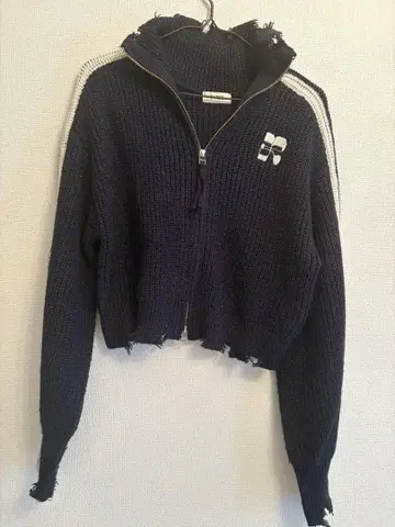 EVRIS 집업 후드 부착 스웨터