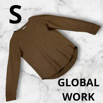 [ GLOBAL WORK ] 남성용 스웨터 S 캐러멜