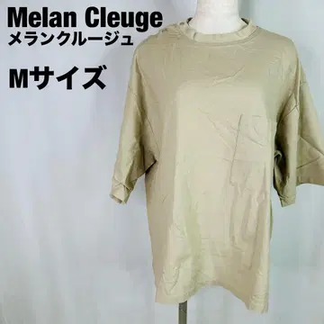 Melan Cleuge 메란크루즈 베이지 T셔츠 M 반팔 a146