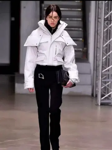 heliot emil 22AW 기믹 스탠드 카라 코튼 자켓