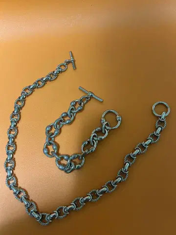 WYM BRACELET TWIST SHORT NECKLACE 세트