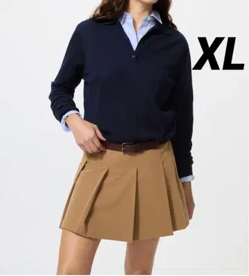 유니클로 플리츠 스코트 XL