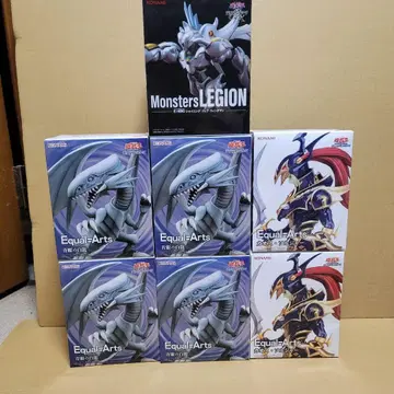 유희왕 피규어 세트 7체 푸른 눈의 백룡 카오스 솔저 윙맨