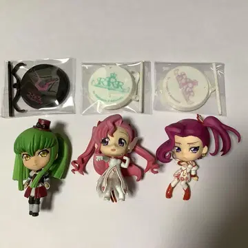 코드 기어스 큥캐릭터 피규어 3종 세트 C.C. 유페미아 코넬리아